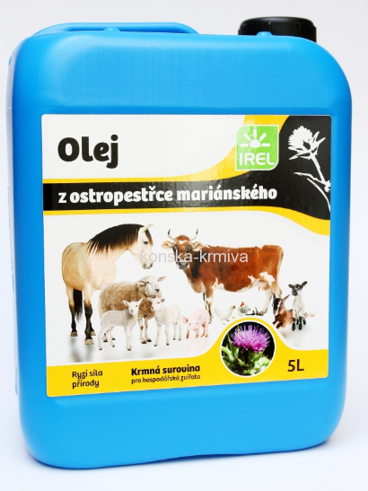 IREL Ostropestřcový olej 5l