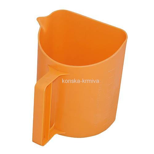 Odměrka na krmení s boční rukojetí na 2l
