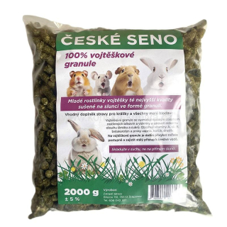 Granulovaná vojtěška 2 kg - České seno