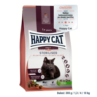 Happy Cat Sterilised - Atlantik-Lachs / Losos